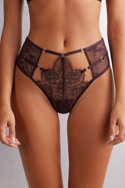 Purple Brazilian French Knickers, , large image number 0