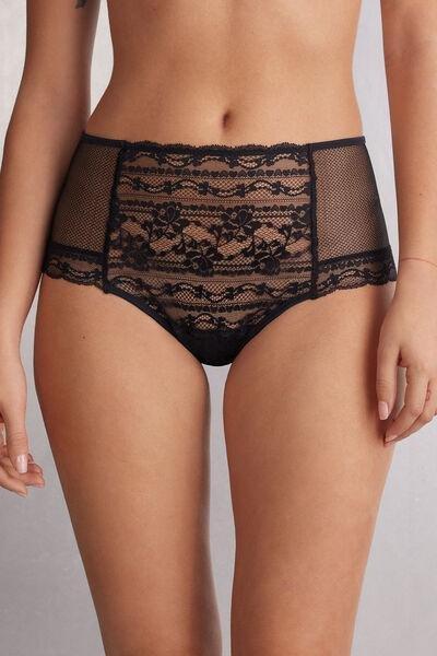 Black Sleepless Nights French Knickers, , large image number 0