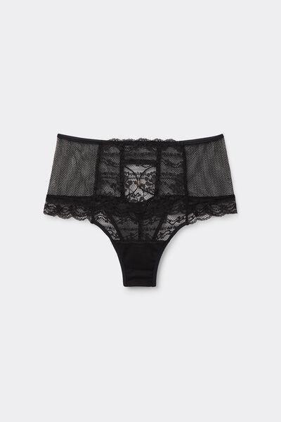 Black Sleepless Nights French Knickers, , large image number 1