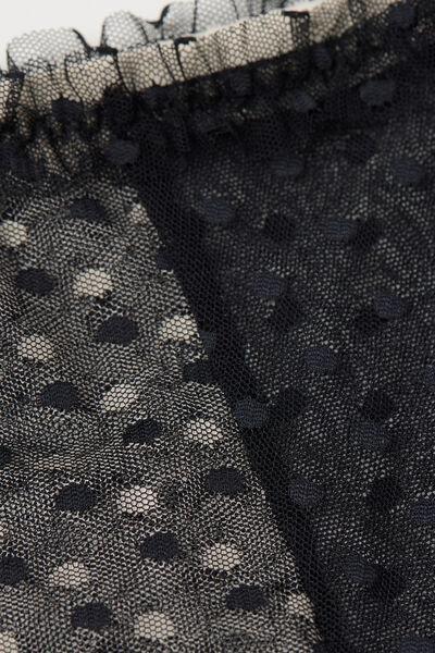 Black High-Waisted French Knickers, , large image number 4