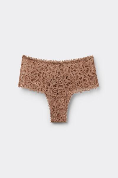 Brown High-Waisted French Knickers, , large image number 2