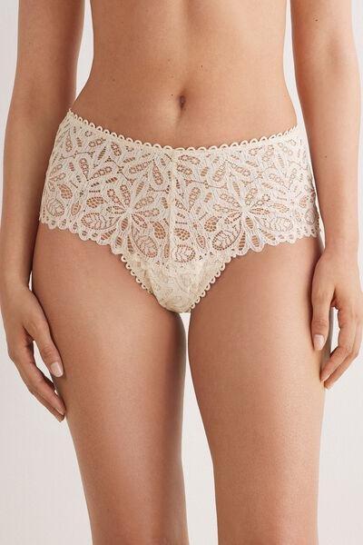 Beige High-Waisted French Knickers, 5601_865J, medium