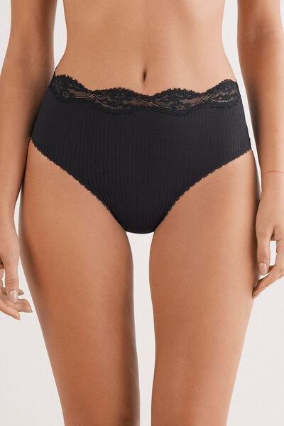 Black Your Every Wear French Knickers, Black, large image number 0
