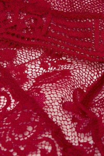 Red La Femme Fatale High-Waisted French Knickers, Wax Red, large image number 8