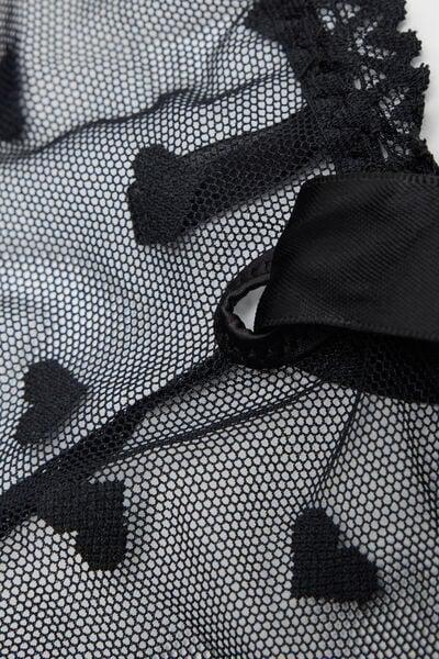 Black The Love Club High-Waisted French Knickers, Black, large image number 4