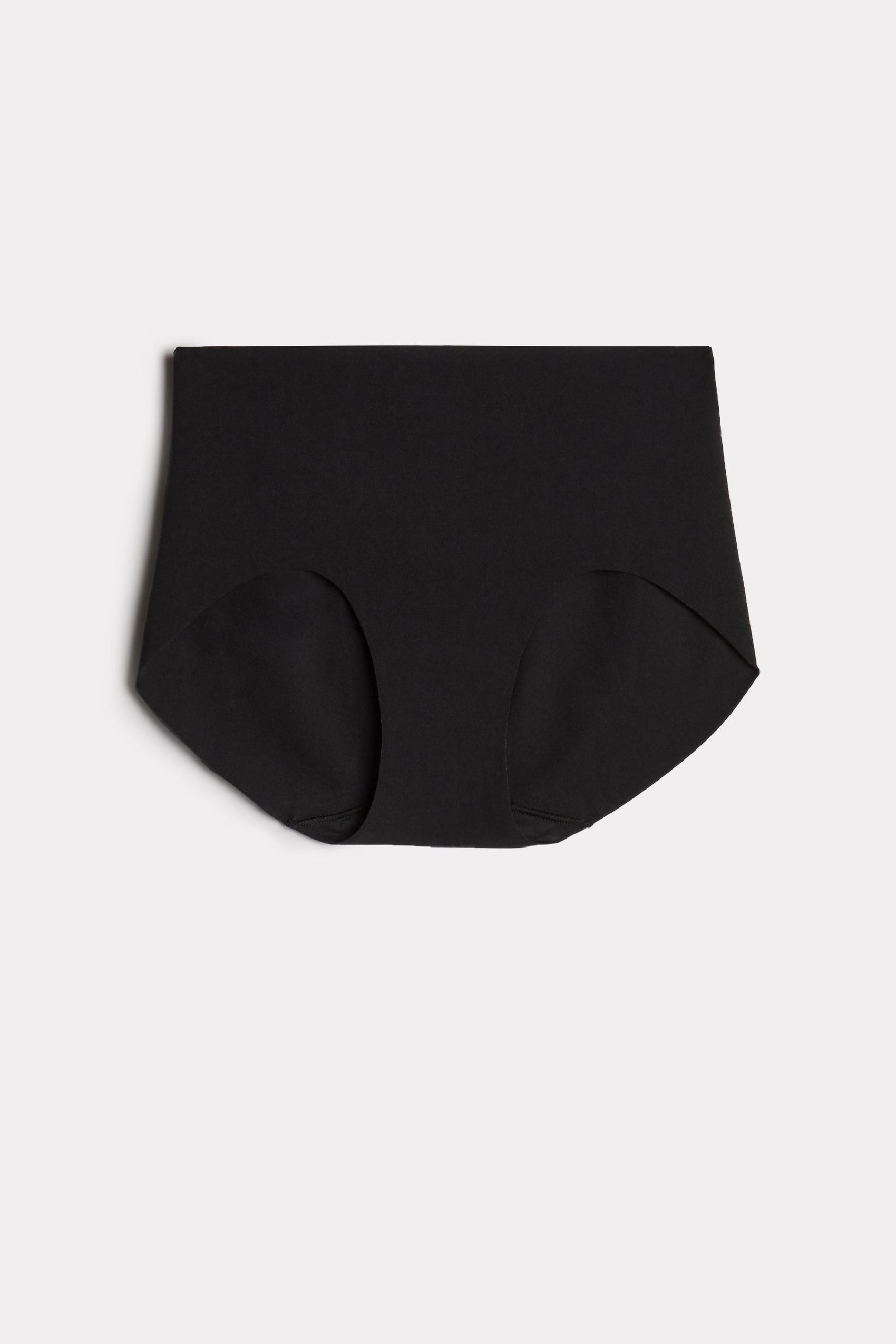 Black Seamless French Knickers, , large image number 8