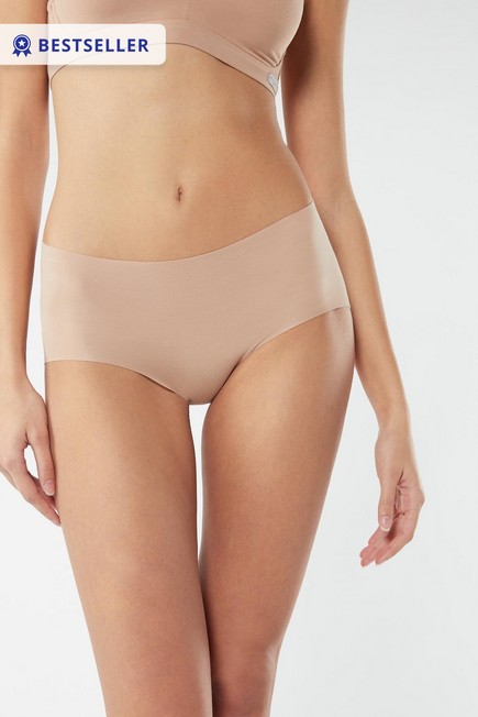 Intimissimi - Beige Seamless Supima Cotton French Knickers