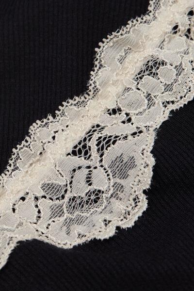 Black High-Rise French Knickers, , large image number 4