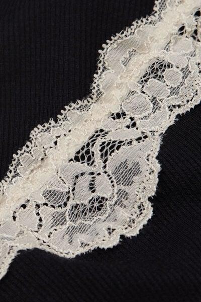 Black High-Rise French Knickers, 5601_768J, large image number 7