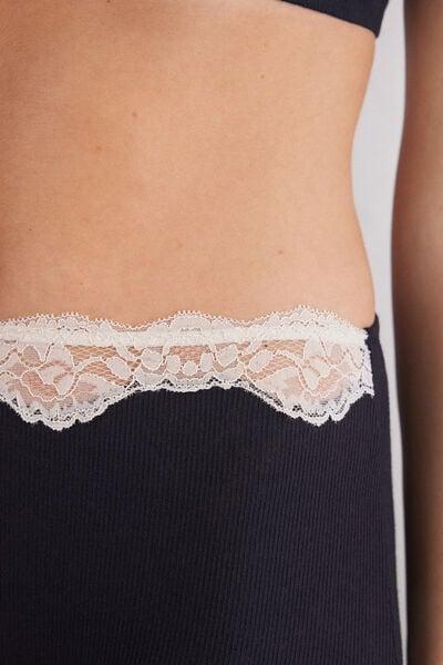 Black High-Rise French Knickers, 5601_768J, large image number 9