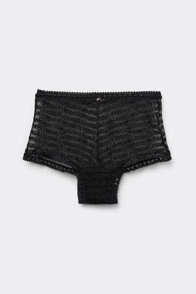 Black More Amore French Knickers, Black, large image number 2