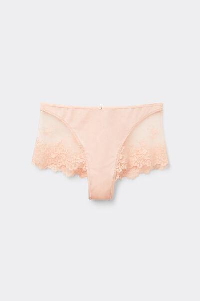 Pink High-Rise French Knickers, , large image number 1