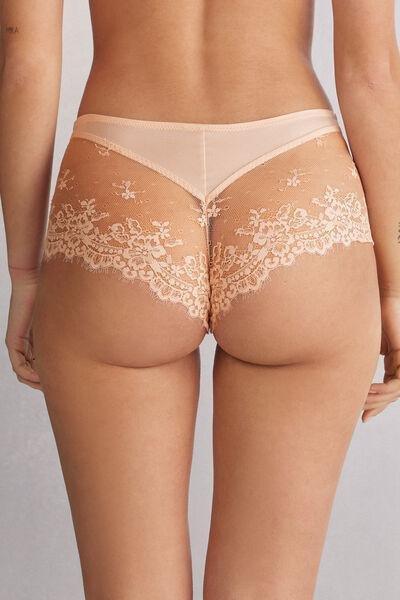Pink High-Rise French Knickers, , large image number 3