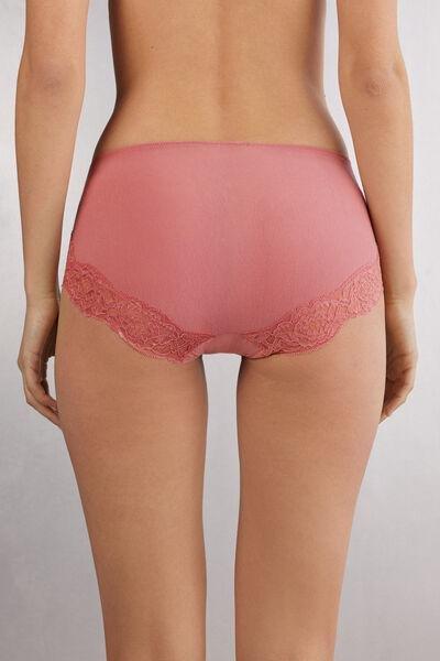 Pink Embrace Simplicity French Knickers, 5601_849J, large image number 3