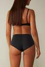 Intimissimi - Black Seamless Microfibre French Knickers, Women