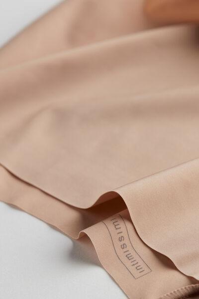 Beige Seamless Microfibre French Knickers, , large image number 6