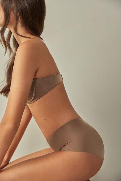 Intimissimi Beige Seamless Microfibre French Knickers