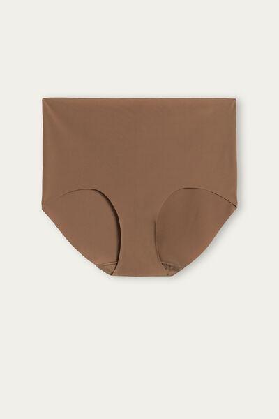 Beige Seamless French Knickers, , large image number 2