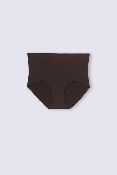 MOKA BROWN Laser Cut French Knickers, , large image number 2