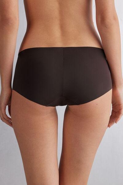 MOKA BROWN Laser Cut French Knickers, , large image number 3