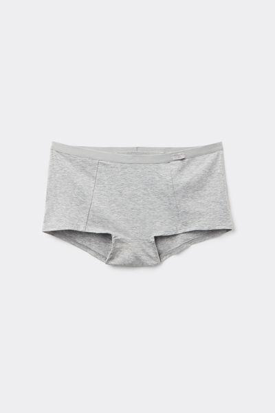 Grey Light Weight Shorts, Light Grey Blend, large image number 4