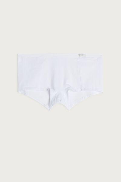 Natural Cotton Boy Short Panties, Intense Blue, large image number 6