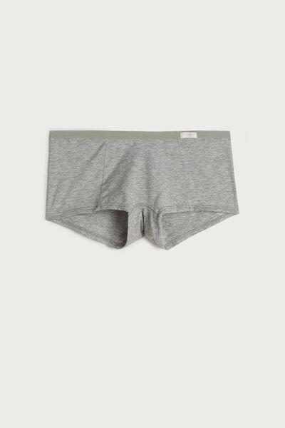 Natural Cotton Boy Short Panties, Intense Blue, large image number 8