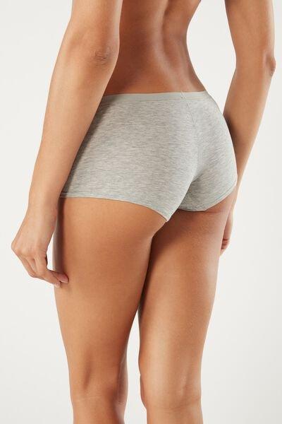 Natural Cotton Boy Short Panties, Intense Blue, large image number 10