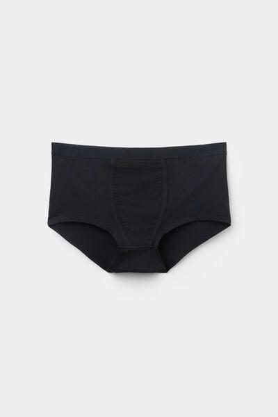 Black Natural Cotton Boxers, Black, large image number 3