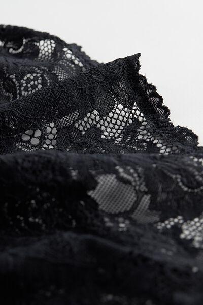 Black Lace Culotte, , large image number 5