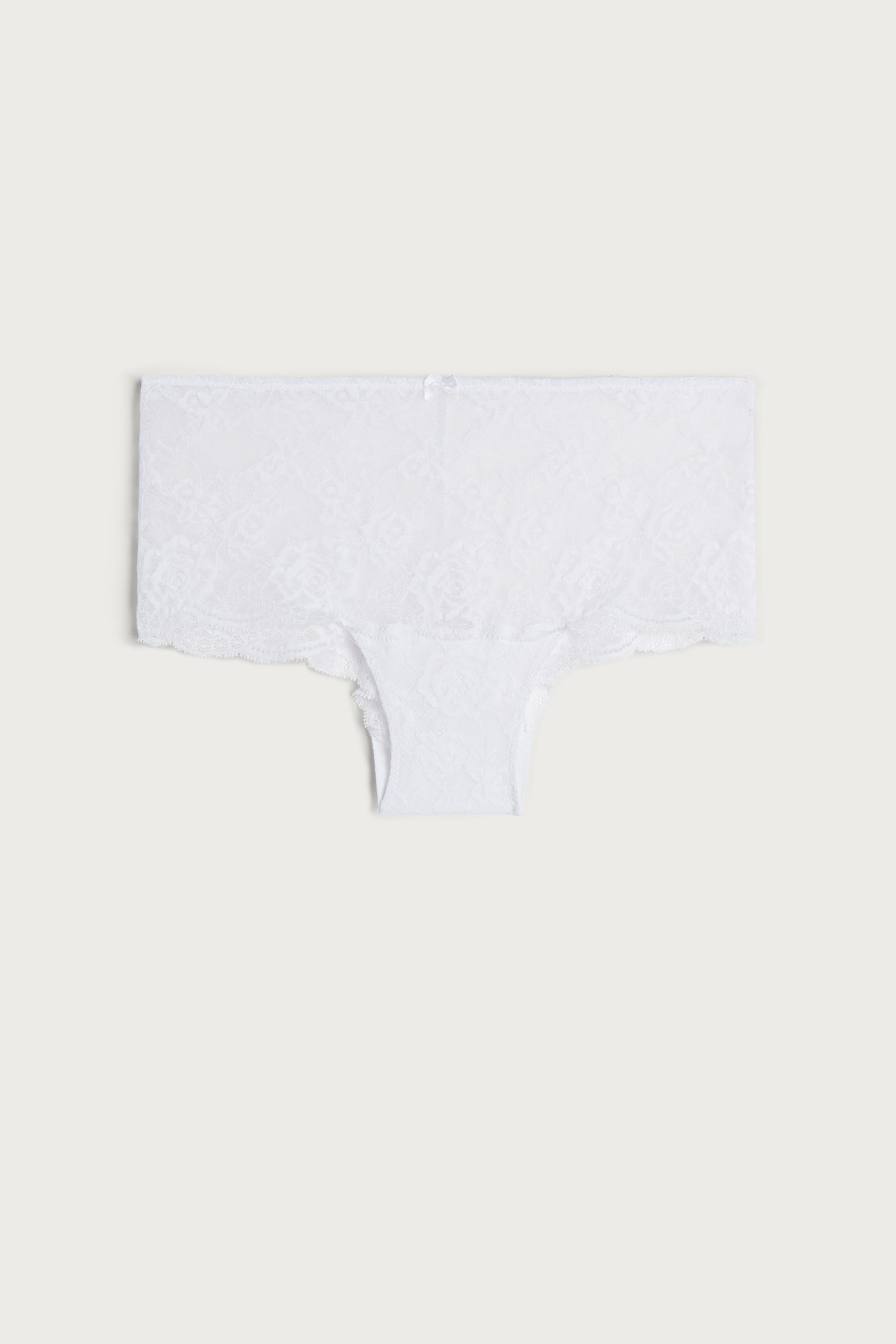 White Lace French Knickers, , large image number 2
