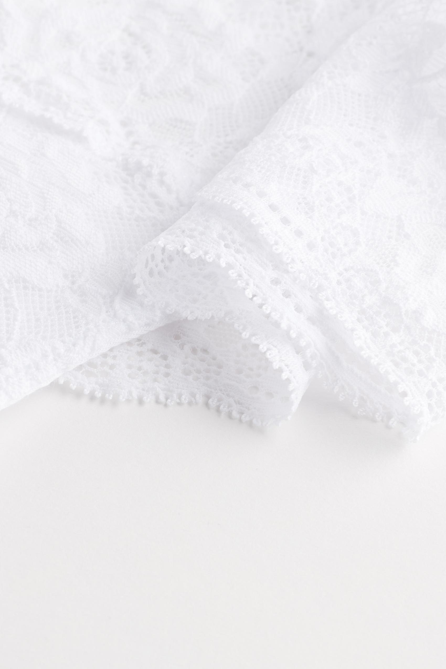 White Lace French Knickers, , large image number 5