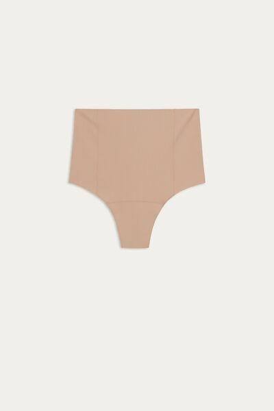 Beige Raw-Cut French Knickers, , large image number 4