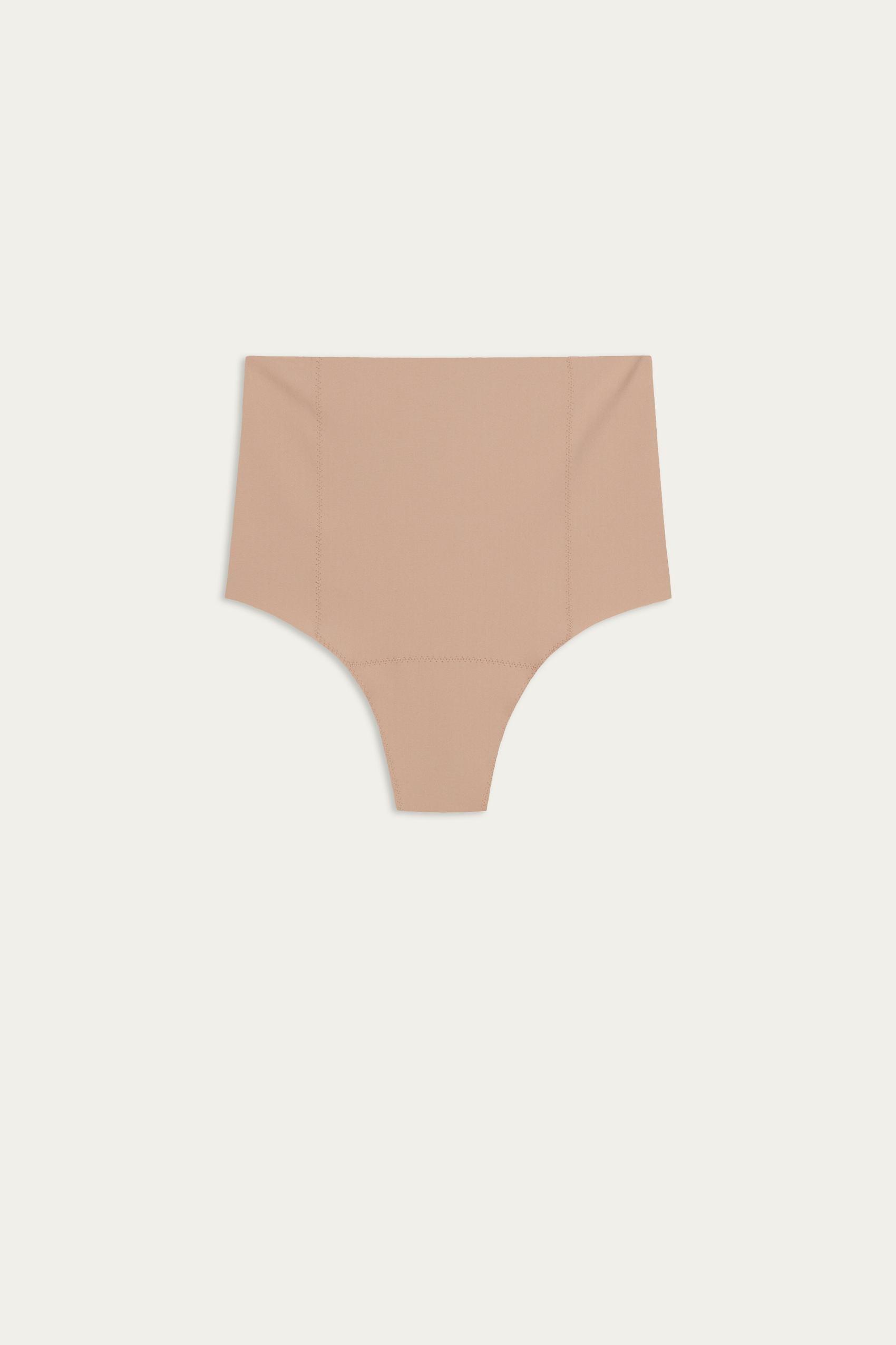 Beige Raw-Cut French Knickers, , large image number 9