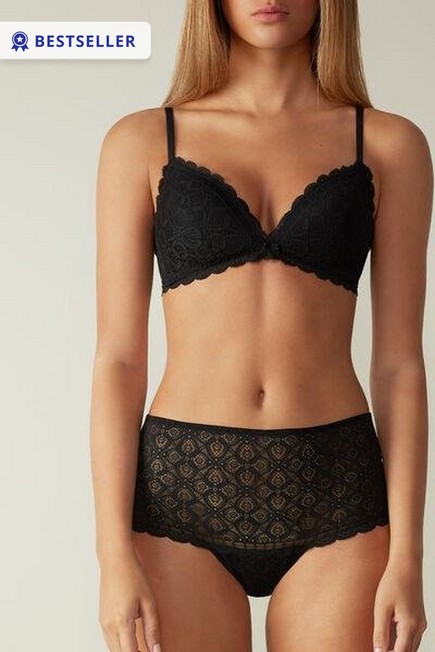 Intimissimi - Black Lace French Knickers
