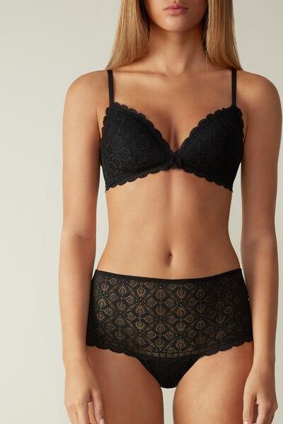 Intimissimi Black Lace French Knickers