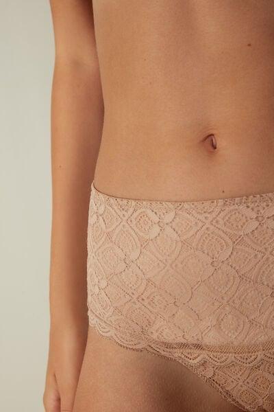 كلسون ال"رنسية الدانتيل البيج الناعم ، النساء, Soft Beige, large image number 5