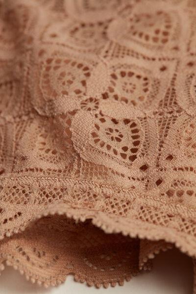 Intimissimi - Beige Lace Brazilian French Knickers