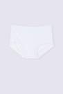 Intimissimi - White High-Waisted Cotton And Lace French Knickers