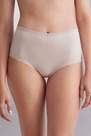 Intimissimi - Pink High-Waisted Cotton And Lace French Knickers