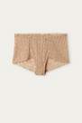 Intimissimi - Beige High-Rise Lace French Knickers