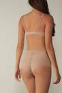 Intimissimi - Soft Beige High-Rise Lace French Knickers, Women