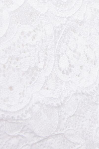 White Lace French Knickers, White, large image number 4