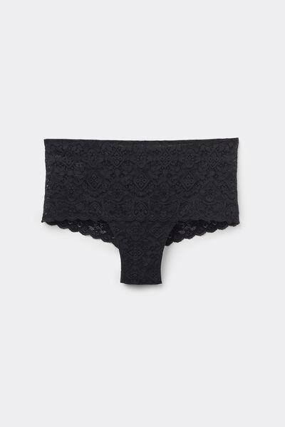Black Lace French Knickers, , large image number 2
