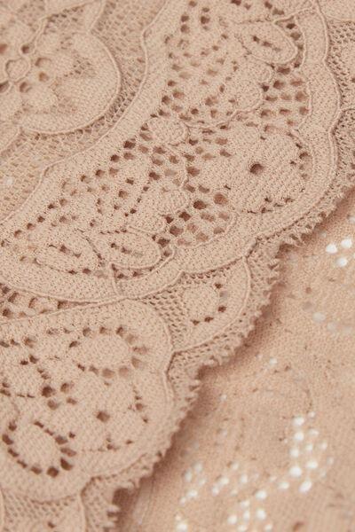 Beige Lace French Knickers, , large image number 4