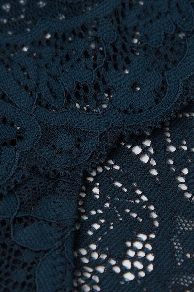 Blue Lace French Knickers, , large image number 4