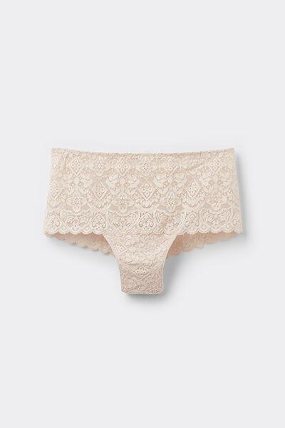 Cream Lace French Knickers, , large image number 2