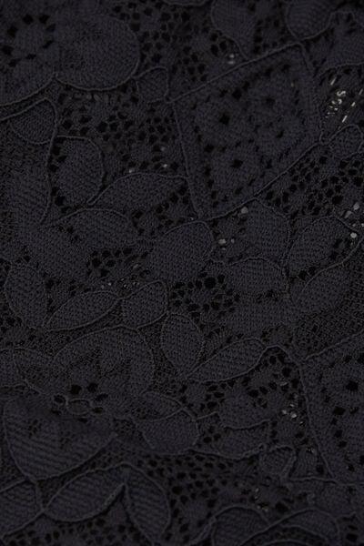 Black Lace French Knickers, Black, large image number 4