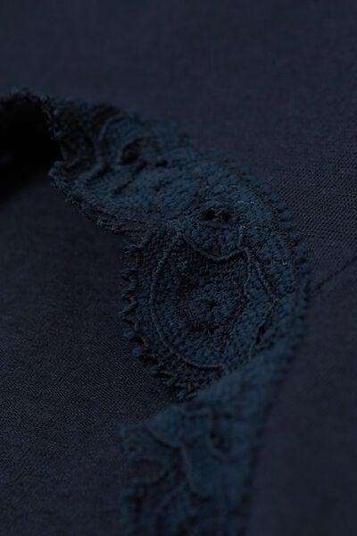 Navy High-Waisted French Knickers, Intense Blue, large image number 4