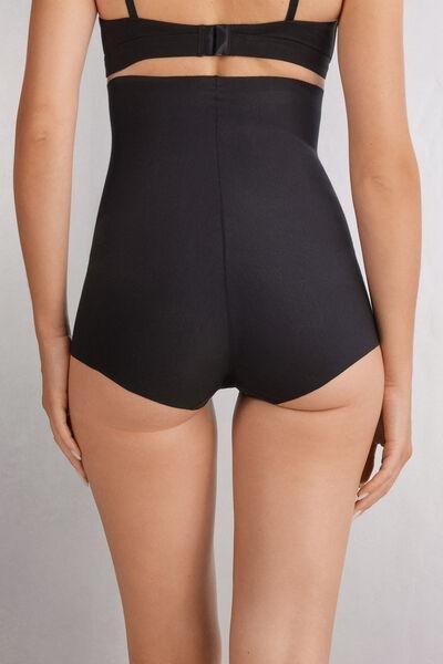 Black High-Waisted French Knickers, , large image number 3